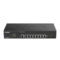 D-Link 8-port Gbit PoE Managed Switch incl. 2x SFP