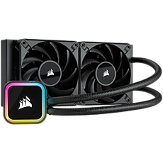 CORSAIR iCUE H100i RGB ELITE, 240mm Radiator, Liquid CPU Cooler