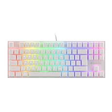 Genesis Gaming Keyboard Thor 303 TKL White RGB Backlight US Layout Brown Switch