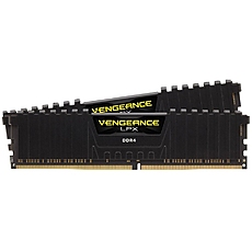 Corsair 16GB (2 x 8GB) DDR4 DRAM 3600MHz C20-23-23-43 Vengeance LPX Memory Kit - Black