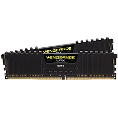 Corsair 32GB (2 x 16GB) DDR4 DRAM 3600MHz C18-18-18-43 Vengeance LPX AMD Ryzen Memory Kit - Black