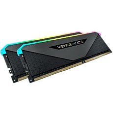 Corsair DDR4, 3600MHz 16GB 2x8GB DIMM, Unbuffered, 18-22-22-42, XMP 2.0, VENGEANCE RGB RT Heatspreader, RGB LED, 1.35V, for AMD Ryzen