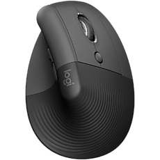 LOGITECH Lift Vertical Ergonomic Mouse - GRAPHITE / BLACK - 2.4GHZ/BT - EMEA - ON+OFFLINE,B2C