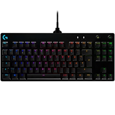 LOGITECH G PRO Corded Mechanical Gaming Keyboard - BLACK - US INT'L - USB