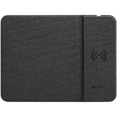 CANYON Mouse Mat with wireless charger, Input 5V/2A,9V2A Output 5W/7.5W/10W, 324*244*6mm, USB Type C cable length 1m, Black, 220g