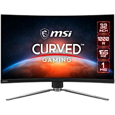 MSI MPG ARTYMIS 323CQR 31.5" Curved Gaming Monitor 165Hz, WQHD (2560x1440) 16:9, Anti-Glare, 1ms, 400nits, 2500:1, 178°/178°, 1000R Curve, 16:9, FreeSync Premium, 2xHDMI 2.0, 1xDP, 1xType-C, 3xUSB 2.0, 1x Earphone out, Adjustable stand, 3Y