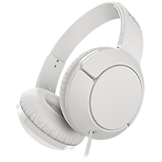 TCL On-Ear Wired Headset, Strong BASS, flat fold, Frequency of response: 10-22K, Sensitivity: 102 dB, Driver Size: 32mm, Impedence: 32 Ohm, Acoustic system: closed, Max power input: 30mW, Connectivity type: 3.5mm jack, Color Ash White