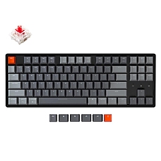 Геймърска Механична клавиатура Keychron K8 Aluminum Hot-Swappable TKL Gateron Red Switch RGB LED ABS