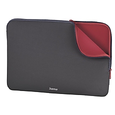 Калъф за лаптоп HAMA Neoprene, До 40 cm (15.6&quot;), Цип, Сив