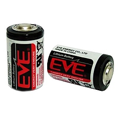 Литиево тионилхлоридна  батерия EVE 3.6 V  1/2AA ER14250 /STD/с пъпка/ EVE BATTERY