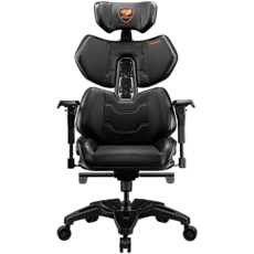 COUGAR TERMINATOR, Gaming Chair, Lumbar Support design, Ventilated Backrest design, Flexible PAFRP backrest, Hyper-Dura leatherette, Fully costumizable and adjustable design