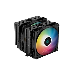 DeepCool охладител CPU Cooler AG620 BK - Addressable RGB, Dual-Tower - LGA1700/AM5