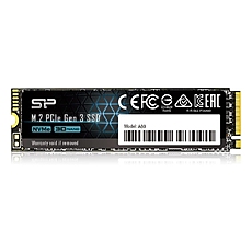 Solid State Drive (SSD) Silicon Power A60 M.2-2280 PCIe Gen 3x4 NVMe 1ТB