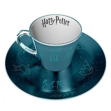 Комплект ABYSTYLE HARRY POTTER Mirror mug &amp; plate set Patronus, Чаша, Подложка