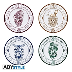 Комплект чинии ABYSTYLE HARRY POTTER PlatesHogwarts Houses, 4 броя