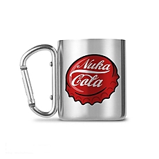 Чаши ABYSTYLE FALLOUT Mug Carabiner Nuka Cola, Метална, Сребрист