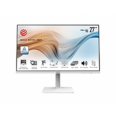 MSI Modern MD271PW, 27", 1920x1080 (FHD), 75Hz, 5ms, IPS, 250 nits, Flat, USB-C & HDMI, White