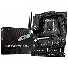 MSI PRO Z790-P WIFI DDR4, Socket 1700, Dual Channel DDR4 5333+MHz, 3x PCIe x16 slot, 4x M.2 slot, 1x HDMI, 2x USB 3.2 Gen 1, 4x USB 2.0, 1x USB 3.2 Gen 2, 7.1 HD Audio, 2.5Gbps LAN, 3Y