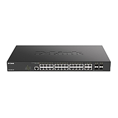 D-Link 24-port PoE Gigabit Managed Switch + 4 Combo 1000BaseT/SFP