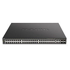 D-Link 48-Port Gigabit PoE Managed Switch + 4 Combo 1000BaseT/SFP