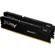 Памет Kingston FURY Beast Black 16GB(2x8GB) DDR5,4800MHz, CL38, KF548C38BBK2-16