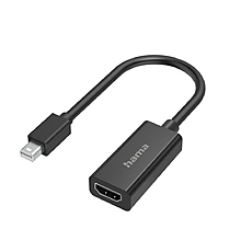 Видео адаптер Hama, Mini DisplayPort - HDMI&trade; гнездо, Ultra-HD 4K