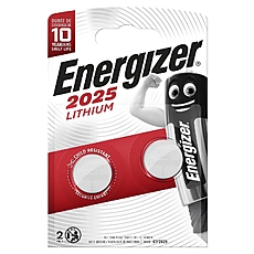 Бутонна батерия литиева  CR2025 3V  2 бр. в блистер ENERGIZER