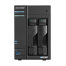 Asustor Lockerstore 2 AS6602T, 2-Bay NAS, Intel Apollo Lake Quad-Core J4125 up to 2.7GHz, 4 GB SO-DIMM DDR4, M.2 Slots (2280 NVMe SSD) x2, GbE x 2, USB 3.2 x 3, HDMI 2.0, WOW (Wake on WAN), WOL, System Sleep Mode, AES-NI hardware encryption