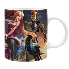 Чаша ABYSTYLE LEAGUE OF LEGENDS - Jinx 's Skin, 320 ml, Многоцветна