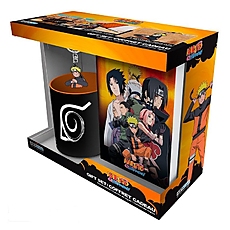 NARUTO SHIPPUDEN - Pck Mug320ml + Keyring PVC + Notebook "Naruto"