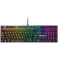 Cougar Vantar MX (Blue Switch), Gaming keyboard, Mechanical switches, Aluminum Frame, N-Key Rollover, 14 Backlight Effects, Adjustable Stand, Dimensions: 130 x 440 x 35 mm