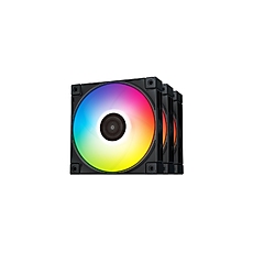 DeepCool Комплект вентилатори Fan Pack 3-in-1 3x120mm - FC120 Black, Addressable RGB