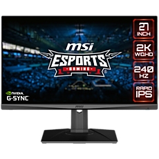 Optix MAG274QRX, 27" (69 cm), 2560x1440 (WQHD), 240Hz, 350 (typ.) / 400 (HDR Peak), 16:9, Flat, 1000:11x Display Port (1.4a),2x HDMI (2.0) 1x Type C (DP alt.) with PD charging 15W