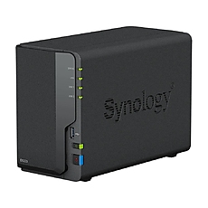 Мрежов сторидж Synology DS223, За 2 диска, До 108TB, 4GB, Гигабит, USB3.2