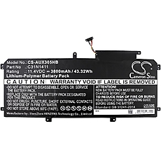 Батерия за лаптоп  C31N1411, Asus ZenBook UX305C, UX305CA, UX305F, UX305FA, 11.4V, 3800 mAh CAMERON SINO