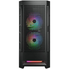 COUGAR Airface RGB, Mid Tower, 2x 140 1x120 ARGB Fans, RGB Button,  4mm Tempered Glass, Mini ITX / Micro ATX / ATX / CEB/ E-ATX, USB 3.0 x 2, USB 2.0 x 1, 4 Pole Headset Audio Jack x1