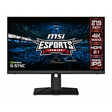 MSI Optix MAG281URF 27.9", FlatRapid IPS,  144HZ, 1ms, 4K, 3840x2160 (UHD), 16:9, G-SYNC Compatible, 36M, HDMI 2.1, KVM 2.0, Gaming OSD App