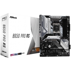 ASROCK MB Desktop B650 PRO RS, AM5, 4x DDR5, 1x PCIe 4.0 x16, 1x PCIe 3.0 x16, 1x Blazing M.2(PCIe Gen5x4), 1x Hyper M.2(PCIe Gen4x4), 1x M.2, 4x SATA3 6.0 Gb/s, 7.1 CH HD Audio, 1x HDMI, 1x DisplayPort, 2.5G LAN, 7x USB 3.2, 9x USB 2.0