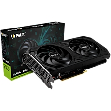 Palit RTX 4060Ti Dual 8GB GDDR6, 128 bits, 1x HDMI 2.1, 3x DP 1.4a, two fan, 1x 8-pin Power connector, recommended PSU 650W,  NE6406T019P11060D