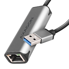 Axagon ADE-25R SUPERSPEED USB-A 2.5 GIGABIT ETHERNETCompact aluminum USB-A 3.2 Gen 1 2.5 Gigabit Ethernet 10/100/1000/2500 Mbit adapter with automatic installation.