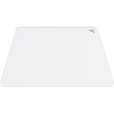 Razer Atlas - White, Glass gaming mousepad, Length: 450 mm, Width: 400 mm, Thick: 5 mm, Tempered glass, Anti-slip rubber base