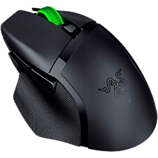 Razer Basilisk V3 X HyperSpeed, wireless gaming mouse with Bluetooth connection, Razer Chroma RGB, Razer 5G Advanced 18K DPI Optical Sensor, 18000 DPI, Mechanical Mouse Switches Gen-2, 100% PTFE feet, 110 g