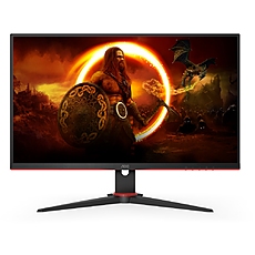 AOC Q27G2E/BK, 27" VA WLED, 2560x1440@155Hz, 4ms GtG, 1ms MPRT, 250cd/m2, 3000:1, DCR 80M:1, Adaptive Sync, FlickerFree, Low Blue Light, Tilt, 2xHDMI, DP