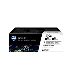 HP 410X 2-pack High Yield Black Original LaserJet Toner Cartridges