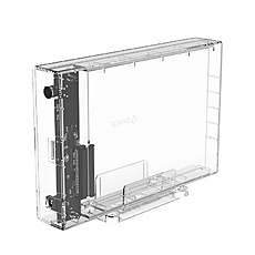 Orico кутия за диск Storage - Case - 3.5 inch USB3.0 transparent, Vertical - 3159U3