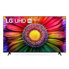 LG 50UR80003LJ, 50" 4K UltraHD TV 4K (3840 x 2160), DVB-T2/C/S2, webOS 23 Smart TV, ThinQ AI, a5 AI Processor 4K Gen6, WiFi, HDR10 pro, HLG, ALLM/HGiG, 4K Upscaling, AI Sound, Voice Control, AirPlay, Quick Card, HDMI eARC, CI, LAN, USB, Bluetooth, 2 Pol