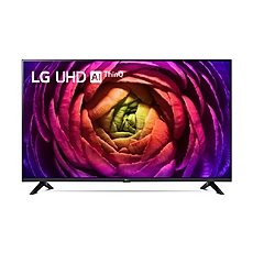 LG 55UR73003LA, 55" 4K UltraHD TV 4K (3840 x 2160), DVB-T2/C/S2, webOS Smart TV, Game Optimizer , ThinQ AI, Processor a5 Gen6, WiFi 802.11ac, HDR10 PRO, 4K Upscaling, HDMI, CI, LAN, USB, 2 Pole Stand, Black