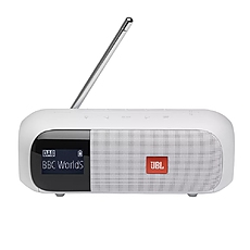 JBL Tuner 2 WHT portable radio with bluetooth