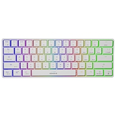 Genesis Mechanical Gaming Keyboard Thor 660 Wireless RGB Backlight White GATERON BROWN