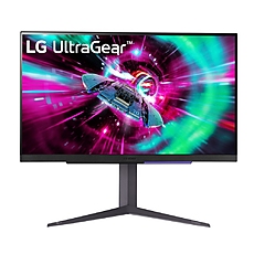 LG 27GR93U-B, 27", UltraGear IPS 1ms, AG, UHD 4K (3840x2160), 144Hz, HDR 400, 1000:1, 400cd/m2, DCI-P3 95%, USB3.0 (1up/2down), VRR, AMD Free-sync, NVIDIA G-Sync, HDMI, DisplayPort, Height Adjustable, Pivot, Tilt, Headphone Out, Black